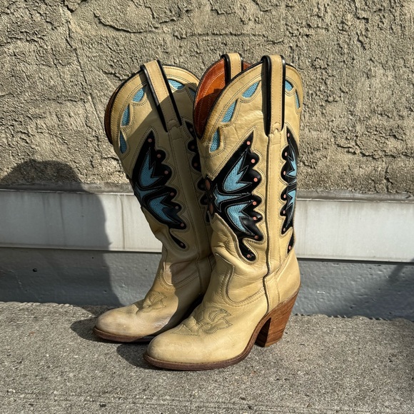 Miss Capezio Shoes - Vintage Miss Capezio Butterfly Boots Sz 5